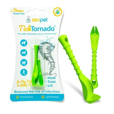 Image of Tick Tornado ZenPet Remover for Dogs &amp; Cats People Value Pack Easy and Fast Removal Tool (3 Packs)