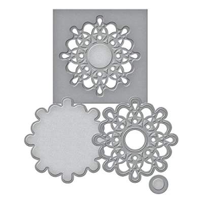 Image of Spellbinders D Lites Medallion Seven Die, Gold