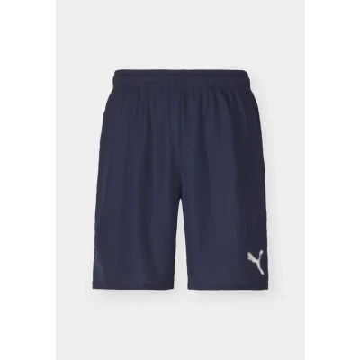 Image of Puma Teamgoal Sports shorts, Men&#039;s, Size: Medium, Navy/white