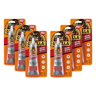 Image of Gorilla Contact Adhesive 75g (6 Pack)