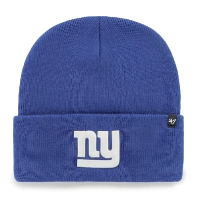 Image of 47 NFL New York Giants Unisex Cuff Knit Beanie, Royal Blue