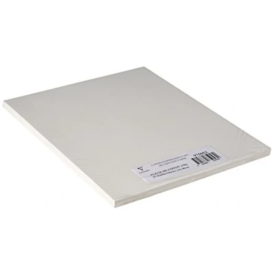 Image of Clairefontaine Ref 975054C Fleur De Cotton Paper (10 Sheets) 24 x 30cm Size, 250gsm Paper, Acid Free, pH Neutral Suitable for Silkscreen Printing