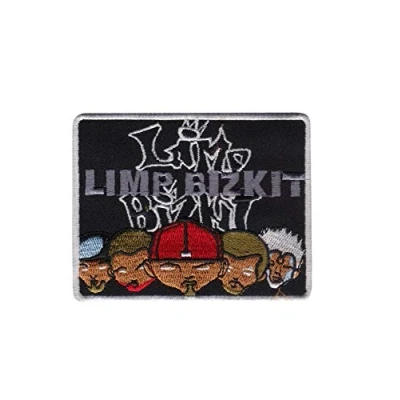 Image of Limp Bizkit Band Nu Metal Hq Patch Badge Embroidered Iron on Applique Souvenir Accessory