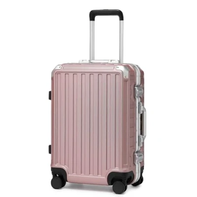 Image of Supercase Suitcase Hand Luggage Hard Shell Cabin Small with 4 Wheels Spinner and TSA Lock