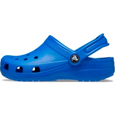 Image of Crocs Unisex Kids Classic Clog K, Blue Bolt,J2 UK