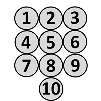 Image of Magnetic Numbers 1 10 Fridge Magnets Pack of 2 Inch Office Whiteboard for Board, Whiteboard, Refrigerator,