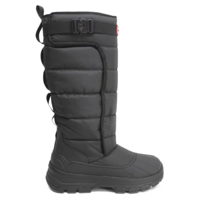 Image of Hunter Original Womens Intrepid TALL Buckle Winter boots, Women&#039;s, Size: 6, Black Synthetics/textile