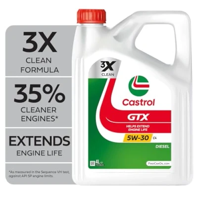 Image of Castrol GTX 5W 30 C4 Engine Oil 4L