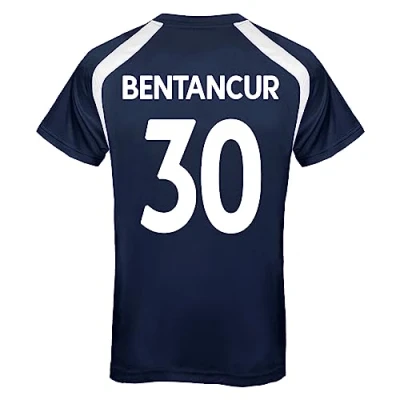 Image of Tottenham Hotspur FC Mens Bentancur 30 Poly T Shirt Navy XL
