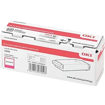 Image of Oki Magenta Toner Cartridge 6000 Pages C650 09006128