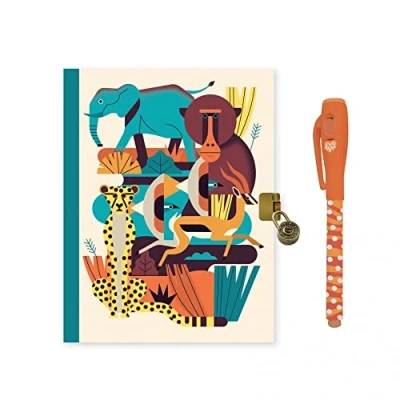 Image of Lovely Paper Owen Secret Notebook (53614), Multicoloured