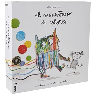 Image of Devir the Colorful Monster, Children&#039;s Board Game, 4 years, based on official book of Anna Llenas, plus 250,000 copies sold (BGMONSP)