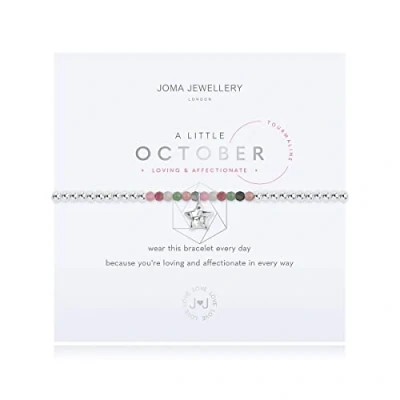 Image of Joma Jewellery A Little October Tourmaline Bracelet Thoughtful Birthstone Gift For Birthday