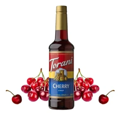 Image of Torani Cherry Coffee Syrup 750ml for Coffee, Deliciously Flavoured Syrups Drinks, Gift Set &amp; Gifts