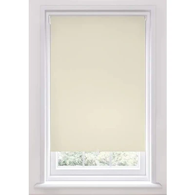 Image of Swish Cordless Blackout Roller Blind, Buttermilk, W60 Cm x D170