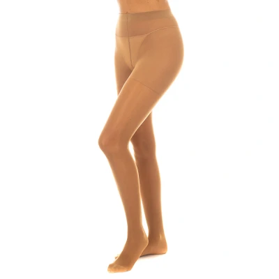 Image of Jolie Folie Womens Pack 3 Pantie Lycra 40 Den ACTIVE40D woman Brown Size Small/Medium