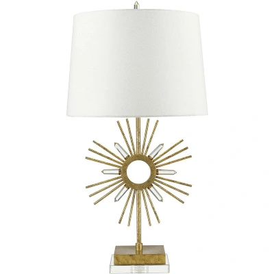 Image of Sun King 1 Light Table Lamp Gold, E27
