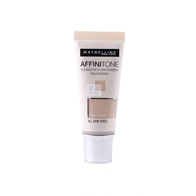Image of Maybelline Affinitone Unifying Foundation Cream (17 Rose Beige) 30 ml Acrylonitrile Butadiene Styrene (ABS)
