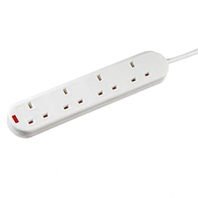 Image of KnightsBridge 13A 4G 3M Extension Lead with Neon