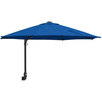 Image of vidaXL Patio Umbrella Azure blue Polyester Large Tiltable
