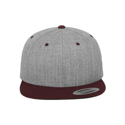 Image of Flexfit Classic Snapback 2TONE Cap, Size: One Size, Light grey/purple