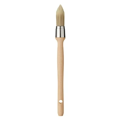 Image of ProDec PBSA002 18mm Trade Professional Pointed Synthetic Sash Brush Ideal for Painting of Windows, Architraves and Other Curved, Moulded or Profiled Surfaces with Gloss Satin Paints, Beige