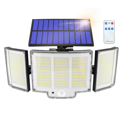 Image of Solar Lights Outdoor Garden 1 Pack 348LED 2000LM IP65 270 3 Modes Security Motion Sensor Wall