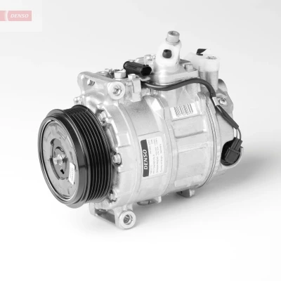 Image of 0002309111, 0012300011, 002309111, 12300011, 2309111 AC Compressor DENSO DCP17043 7SEU17C PAG 46 R134a MERCEDES BENZ: CLK Coupe, C Class Saloon