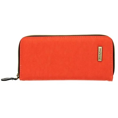 Image of SWANKYSWANS Womens Riley Nylon Zip Around Wallet Orange