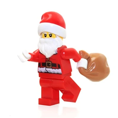Image of LEGO Holiday Minifigure Santa Claus 🎅 (with Toy Sack) All New for 2021