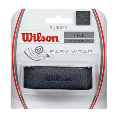 Image of Wilson Overgrip, Sublime Grip, BasisOvergrip, Unisex, Black, 1 Pack, WRZ4202BK