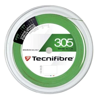 Image of Tecnibre Squash String 305 1.10mm Green 200m Reel