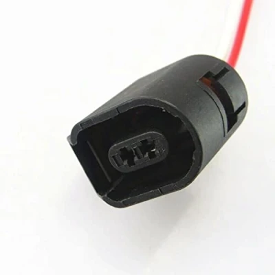 Image of 2 Pin Plug Connector Sealed Female For VW Audi Seat Skoda ABS Sensor 6E0973702