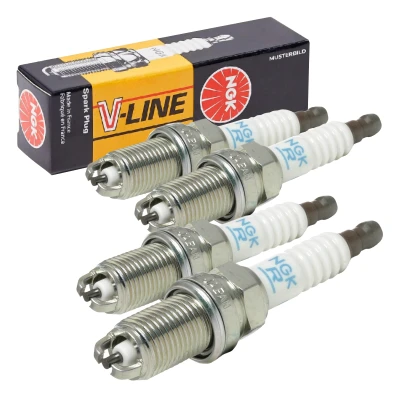 Image of 9639814380 Spark plug NGK V Line 4483 M14 x 1,25 16 mm RENAULT: CLIO 2, TWINGO Kangoo I, VAUXHALL: Zafira Mk1, Corsa Mk2, Astra Mk4 CC