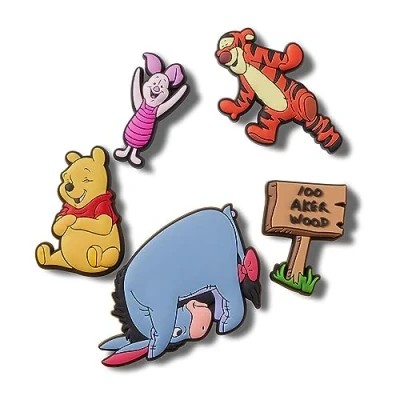 Image of Crocs Unisex&#039;s Winnie The Pooh Shoe Charms, One Size