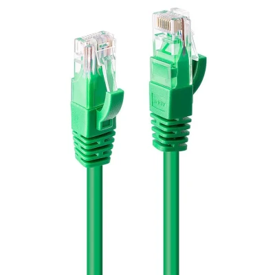 Image of LINDY 0.3m Cat.6 U/UTP Network Cable, Green