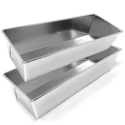 Image of Space Home Loaf Tins for Baking Set Rectangular Bread Pan Nonstick Ideal Bread, Loaves, Cakes and Bake Pan, &amp; Cake Mould 2 Piece 30 cm Kitchen Tin
