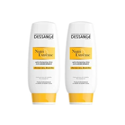 Image of Dessange Extreme Nutri Skin Cream for Parched and Dry Hair Conditioner 200 ml Pack of 2