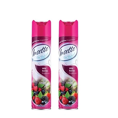 Image of INSETTE 1008233 Air Freshener, Wild Berry, 300 mL (Pack of 2)