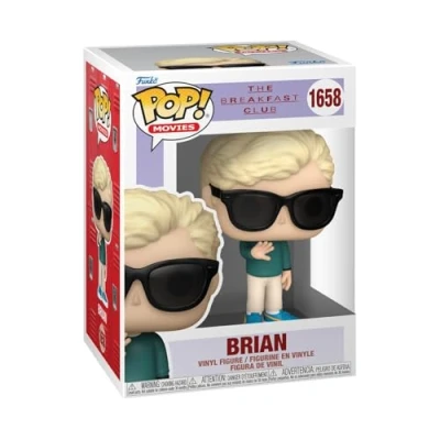 Image of Funko POP! Movies: TBC Brian Johnson Breakfast Club Collectable Vinyl Figure Gift Idea Official Merchandise Toys for Kids &amp; Adults Movies Fans Model Collectors and Display