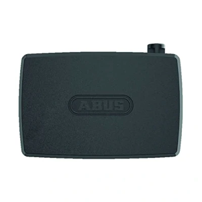 Image of ABUS Alarmbox 2.0, Mobile Alarm System, ACH 6KS/100 Cable, Secures Bicycles, Prams, E Scooters, Intelligent 100 dB Alarm, Black