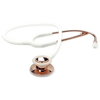 Image of ADC Adscope 603 Clinician Stethoscope Rose Gold/White