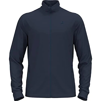 Image of Odlo Men Long sleeved shirt with zipper BERRA, dark sapphire, M