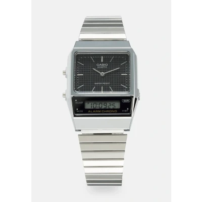 Image of Casio Analogdigital Watch silvercoloured, Size: One Size, Silver coloured