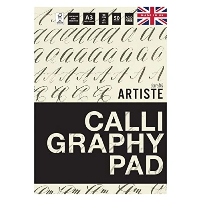 Image of Artiste A3 Calligraphy Practice Pad 90gsm 50 Sheets