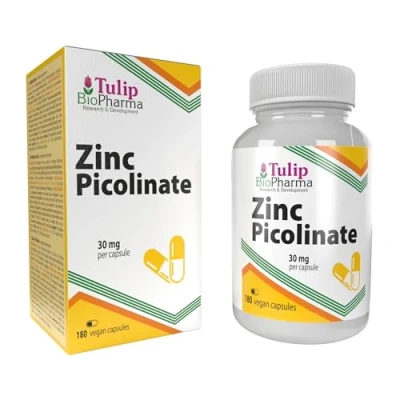 Image of Zinc Picolinate 30mg 180 Vegan Capsules, 3rd Party Lab Tested, High Strength Supplement