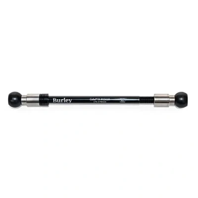 Image of Burley Coho Thru Axle, Black, 12 x 1.0 (219 229mm)