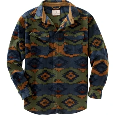 Image of Legendary Whitetails Men&#039;s Navigator Fleece Button Up Shirt, Asphalt Ridge, Small