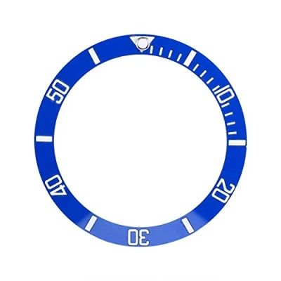 Image of Watch Insert Loop, 4 Colors New Ceramic Wristwatch Bezel Loop Replacement Parts, Outer Diameter 38mm (Blue)