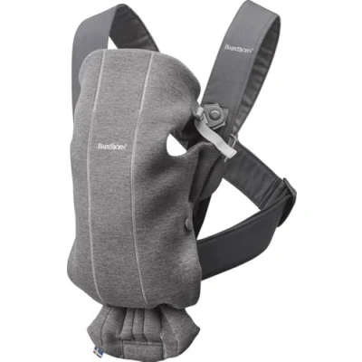 Image of BabyBjörn Baby Carrier Mini, 3D jersey, Dark grey